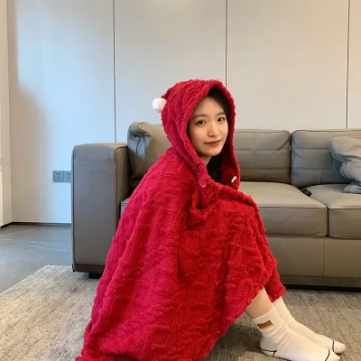 Selimut Bahu Flanel Sherpa