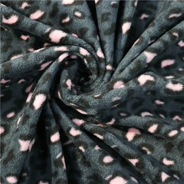 Kain Rusuk Bulu Kutub Cetakan Leopard