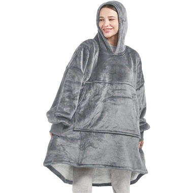 Selimut Hoodie Sherpa