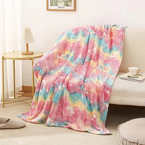 Selimut Bercahaya Unicorn