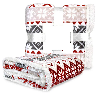 Selimut Krismas Polyester 100%