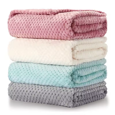 Selimut Coral Jacquard Waffle